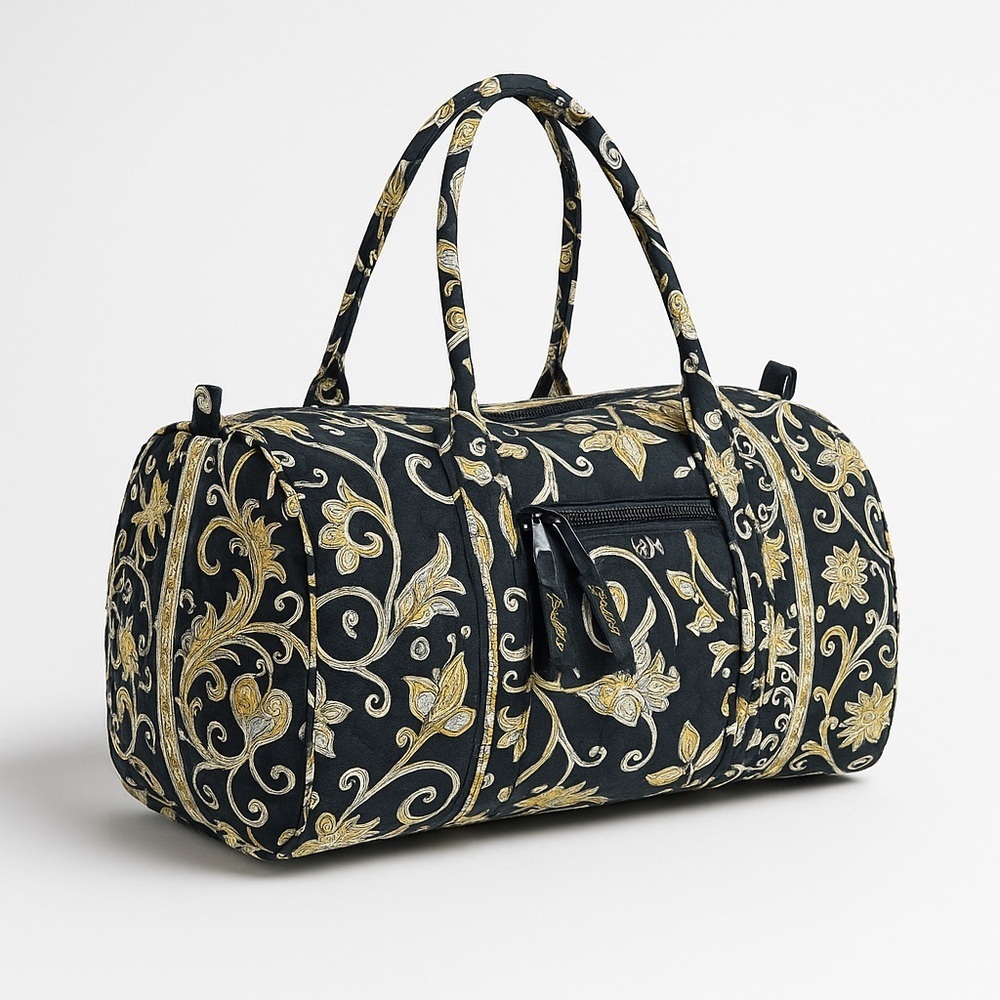🌼 Vera Bradley Small Duffel Bag – Twirly Birds Yellow 🌼
